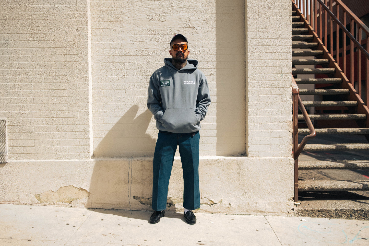 Blue Magic Fit Clock Heavyweight Hoodie
