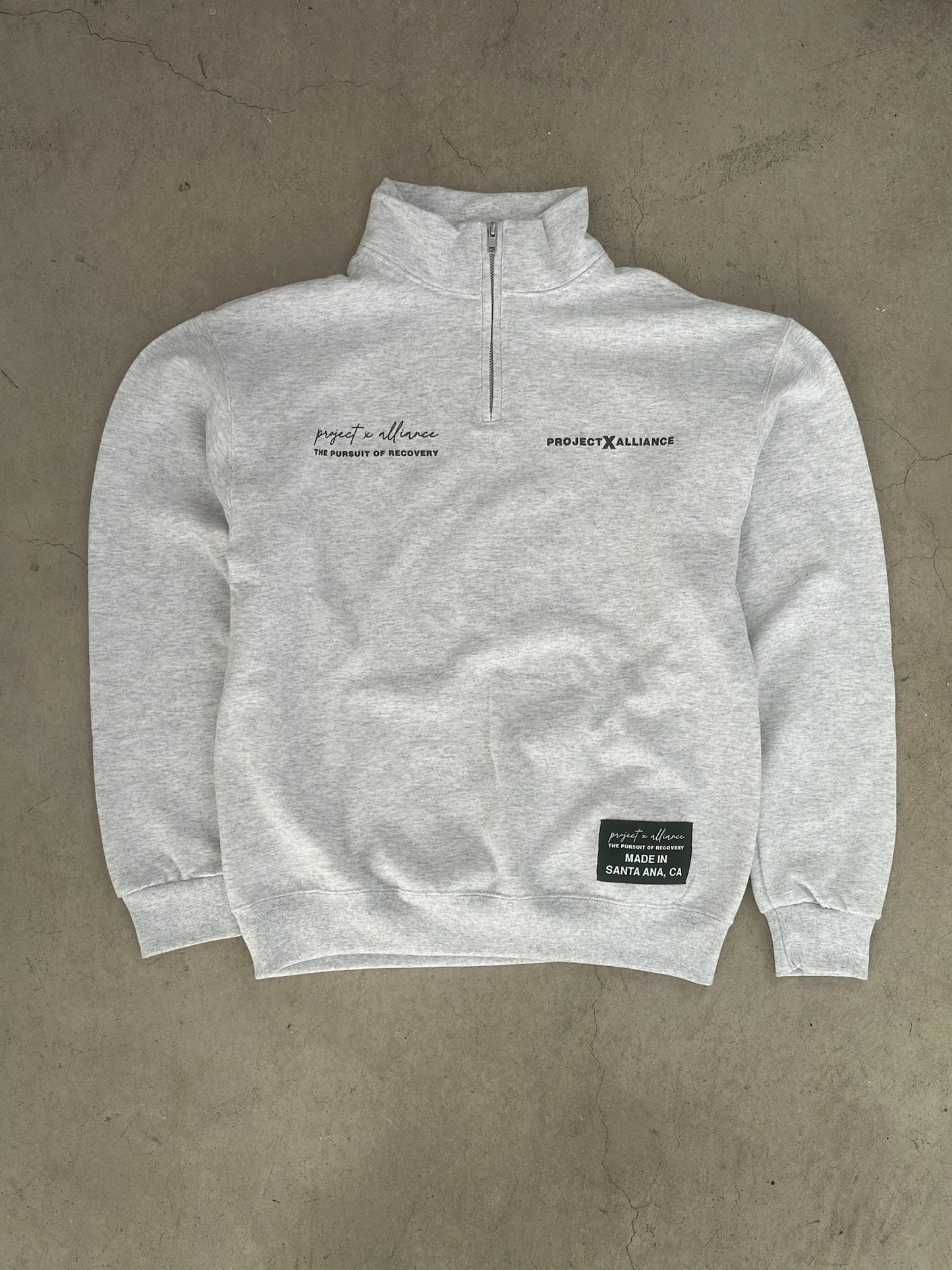The Ash Pursuit Quarter Zip Pullover