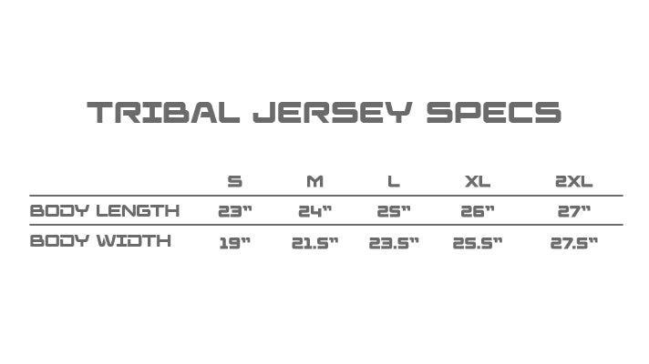 Tribal Jersey Gold /White