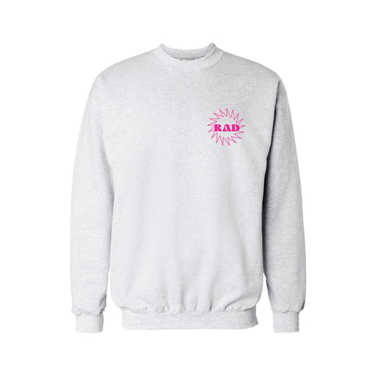 RAD Spinner Crewneck Heather Grey